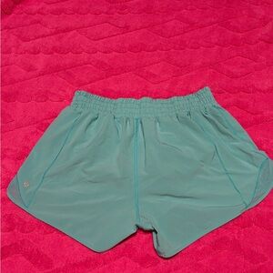 Women's Teal Lululemon Athletic Shorts